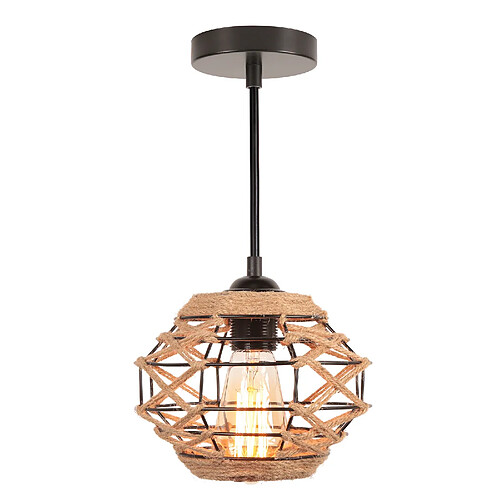 Stoex suspension vintage corde chanvre - Noir