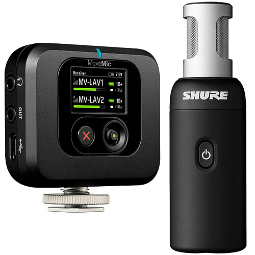Shure Movemic 88+ Kit - Noir