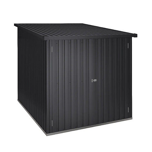 Wasabi - Abri Vélo Extérieur 3,2m2 Moser - Capacité pour 3 vélos - Rails de support inclus - Grande porte doublé