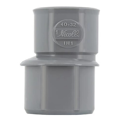 Nicoll Réduction PVC mâle-femelle excentrée - 40/32 mm
