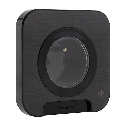 ProTec Prise étanche Cover IP44 16A - Métal brossé noir