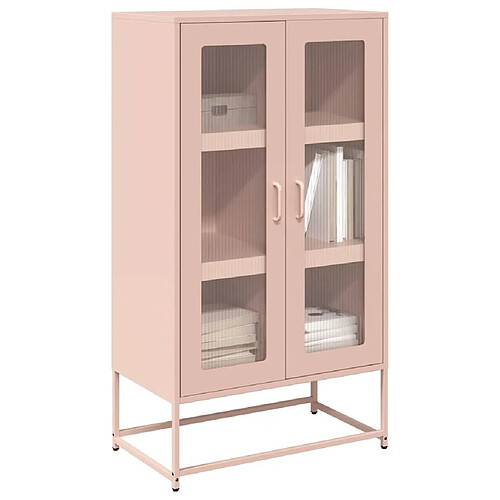 vidaXL Buffet haut - Rose