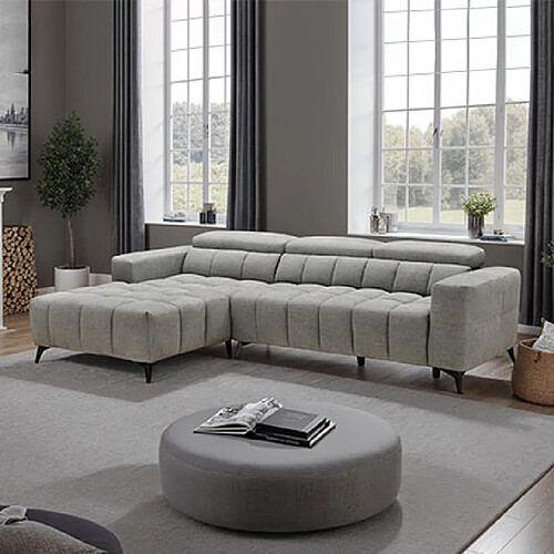 Mes Canapé relax 3 places - Gris Clair