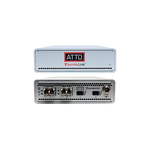 ATTO ThunderLink FC-2162-DEO – Adaptateur Thunderbolt vers Fibre Channel professionnel