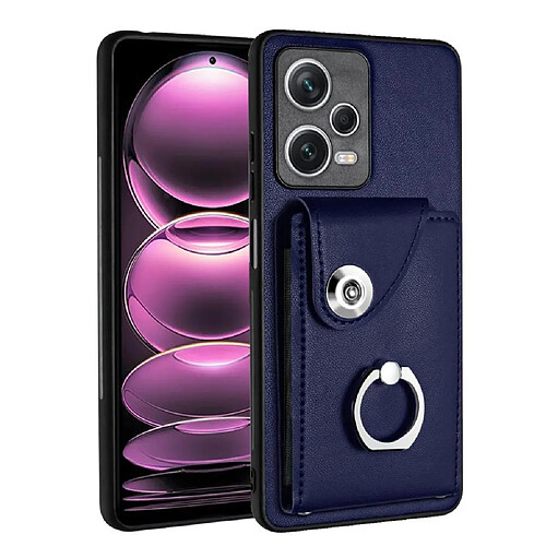 Étui Compatible FOXDOCK Xiaomi Redmi Note 12 5G Bleu