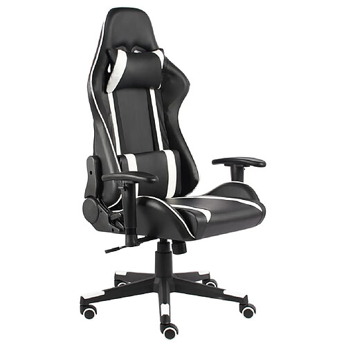 Decoshop26 siège gamer - Blanc