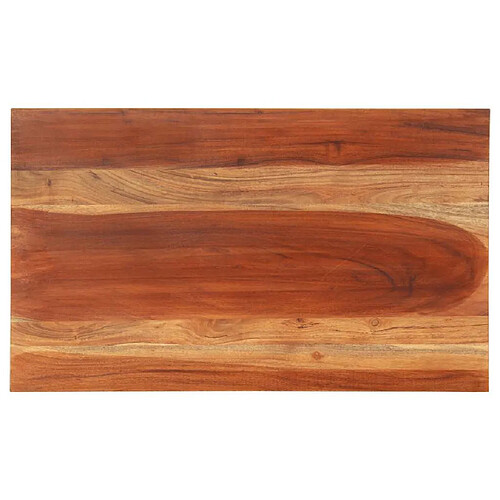 vidaXL Dessus de table bois massif d'acacia 25-27 mm 60x100 cm