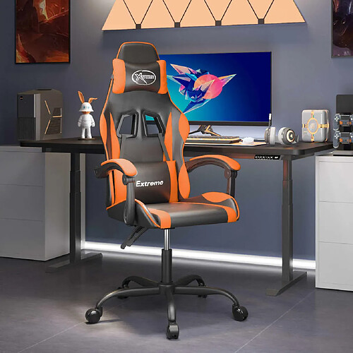 Decoshop26 Extreme - Noir et orange