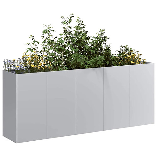 vidaXL Jardinière 8721158676122 - Acier galvanisé