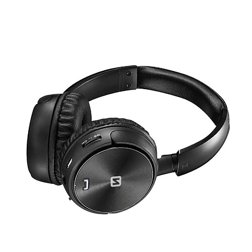 Swissten Trix - Casque Bluetooth Micro FM - Noir