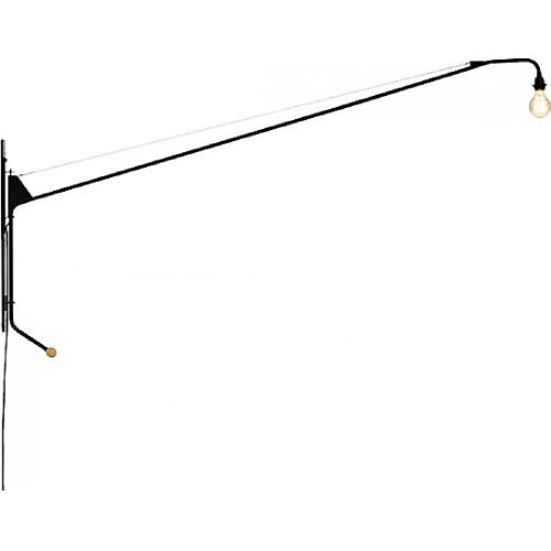 ICONIK INTERIOR Lampe murale Acier laqué Noir