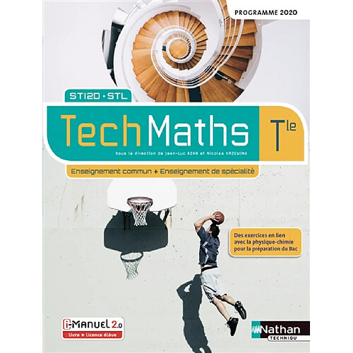 TechMaths, enseignement commun + enseignement de spécialité, terminale STI2D, STL : programme 2020 · Occasion