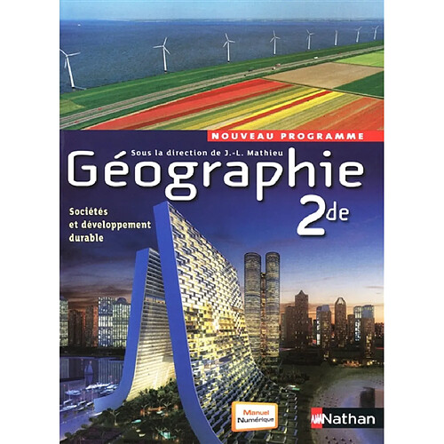 Géographie 2de : livre de l'élève : grand format · Occasion