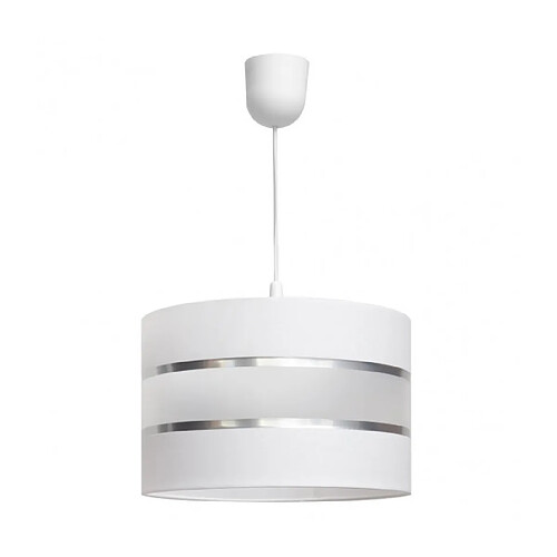 Helam Suspension Helen - Plastique, Tissu Argent Blanc