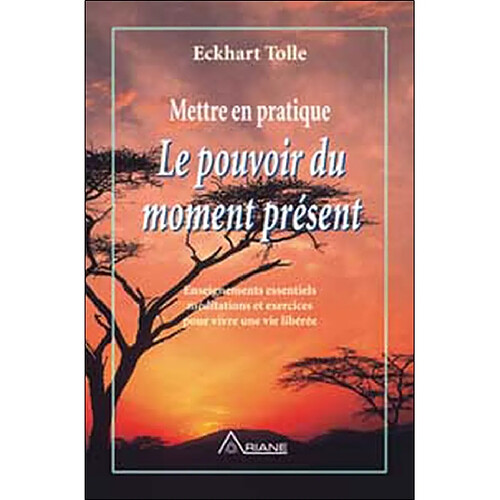 Mettre en pratique le pouvoir du moment présent. : enseignements essentiels méditations et exercices pour jouir d'une vie libérée