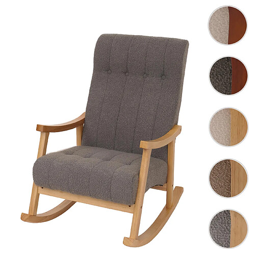 Mendler Fauteuil rocking chair - Gris