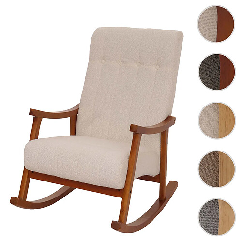 Mendler Fauteuil rocking chair - Beige
