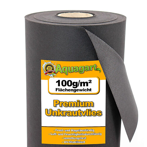 Aquagart Film de Paillage - 1.4m de large - 100 g/mÂ²