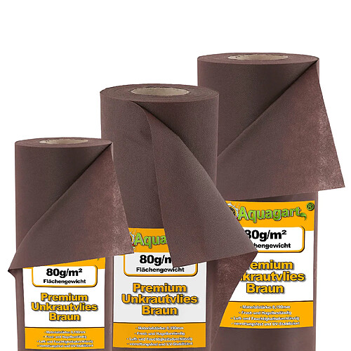Aquagart Film de paillage 800 m² - Marron