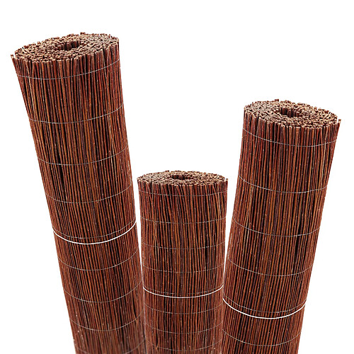 Clôture en osier naturel 20m x 80cm - Aquagart