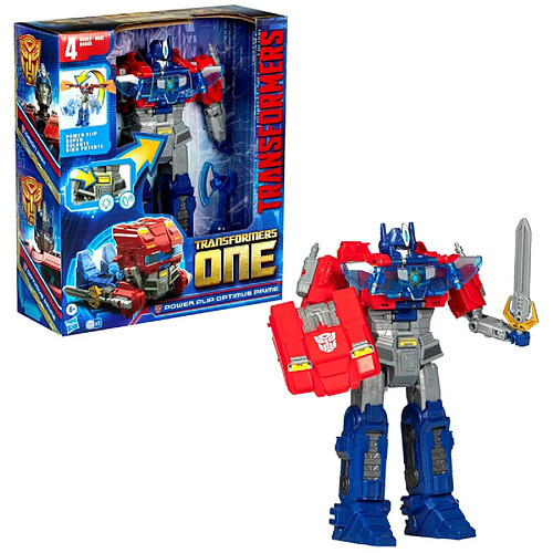 Transformers figurine Optimus Prime Power Flip