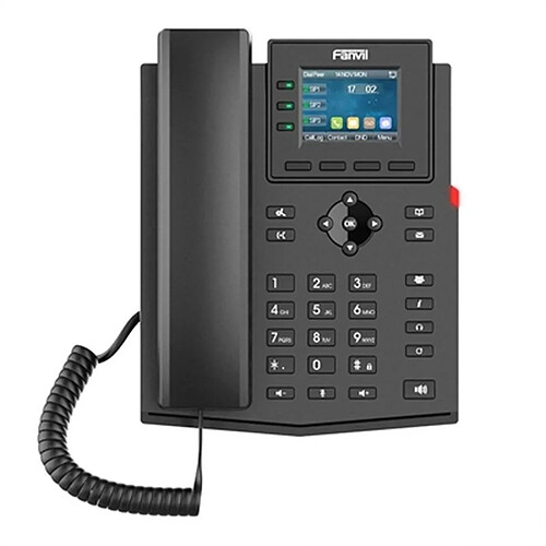 Fanvil téléphone fixe sans fil - Noir