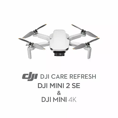 Assurance DJI Care Refresh pour DJI Mini 4K et Mini 2 SE (1 an)