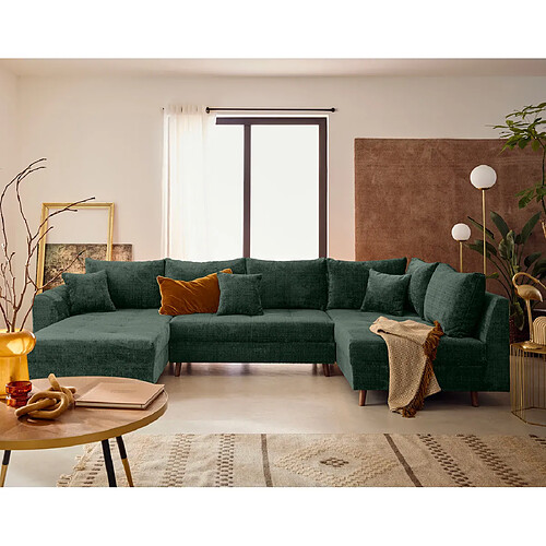 Lisa design Rune canapé panoramique - Vert