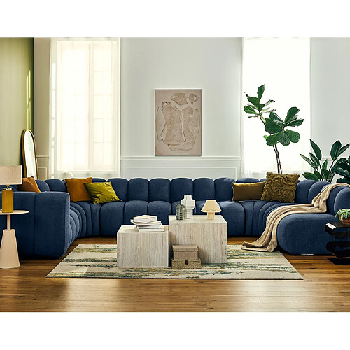 Lisa design canapé modulable Debbie - Bleu