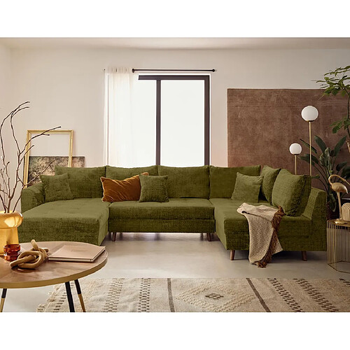 Lisa design canapé panoramique Rune - Olive