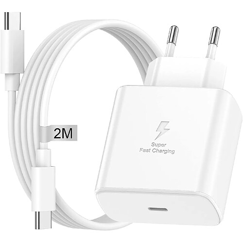 Sanag Chargeur USB-C pour Samsung Galaxy S24 - 45 W