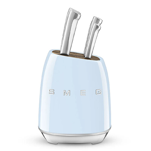 Bloc de 6 couteaux bleu - KBSF02PB - SMEG