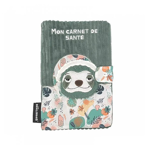 Les Deglingos PROTEGE CARNET DE SANTE CHILLOS LE PARESSEUX