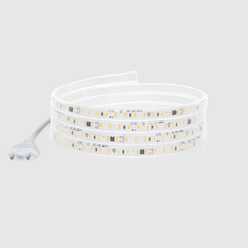 Ledkia Ruban LED Dimmable 220V SMD Auto-redressement 120 LED/m 10W/m 1000lm/m Largeur