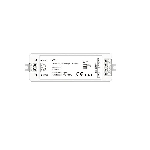 Ledkia RF-DMX512 RGB/RGBW - Blanc