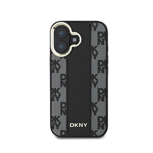 DKNY Coque iPhone 16 - MagSafe - Noir