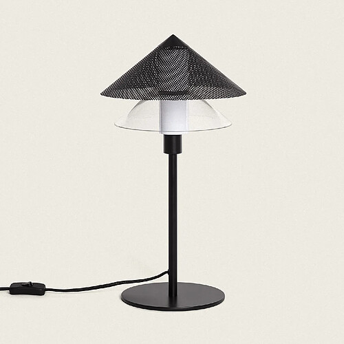 Ledkia Lampe à poser Hesper - Noir