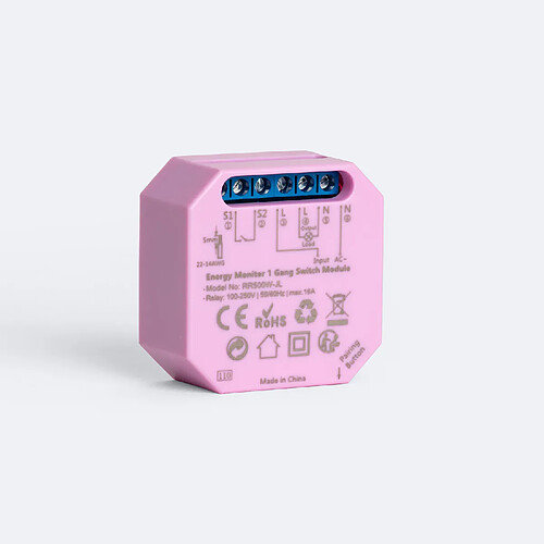 Ledkia Interrupteur WiFi Compatible - Rose