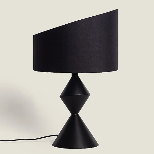 Ledkia Lampe à poser métal Ryhall - Noir