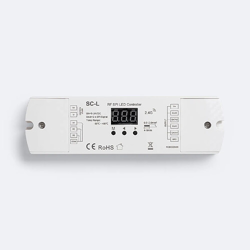 Ledkia Contrôleur variateur pour ruban LED RGB/RGBW Digital SPI
