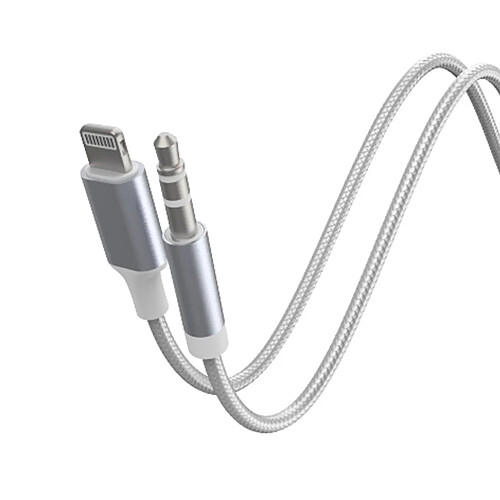 Force Power Câble Audio Lightning Jack 3.5mm 1.2m