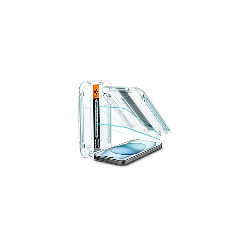 Spigen Verre Trempé Pour iPhone 15 - Transparent