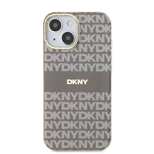 DKNY Coque pour iPhone 14 MagSafe - Beige