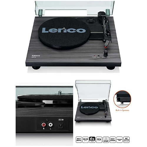 Lenco platine vinyle semi-automatique