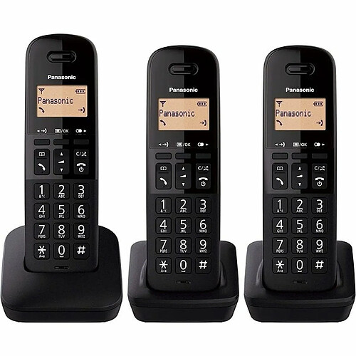 Panasonic Téléphone sans fil - Noir