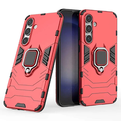 HTDmobiles - Samsung Galaxy S24 FE 5G Coque Anti Choc - Rouge
