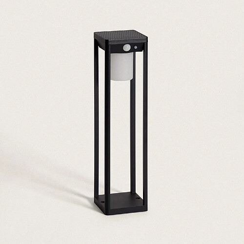 Ledkia Balise Extérieure Solaire LED Devah Noir