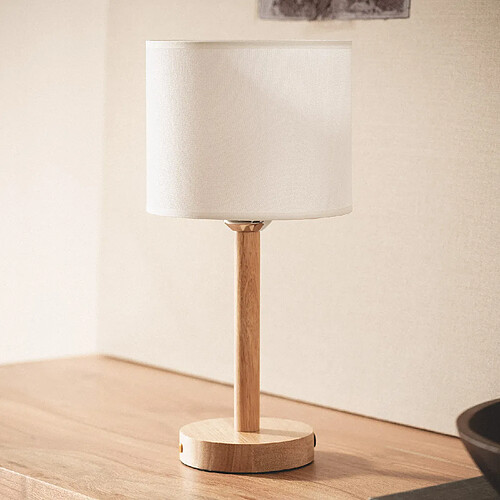Ledkia Lampe à Poser Folgosa Naturel