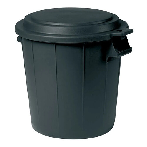 EDA Plastiques Poubelle 50l noir - 79557 NO - EDA