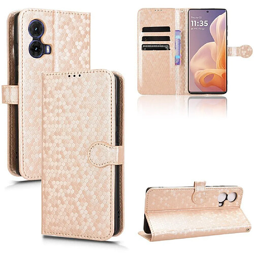 Coque pour Motorola MOTO G85 5G Motif Géométrique - Or